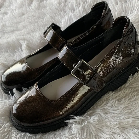 Zodiac Raya Buckle  Brown Mary Jane Flat - Picture 14 of 16